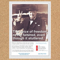 Winston Churchill Poster