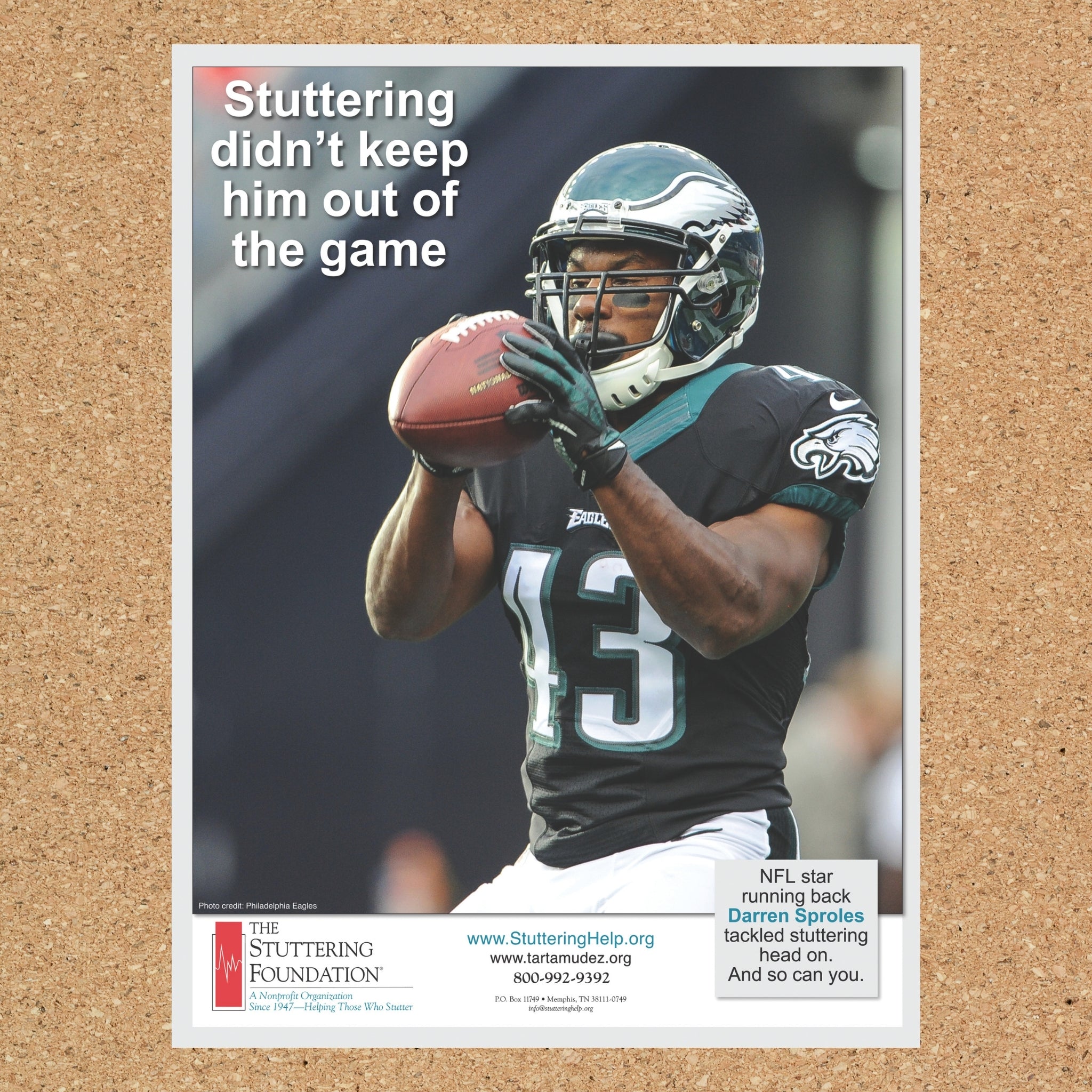 NFL Star Darren Sproles for National Stuttering Awareness Week