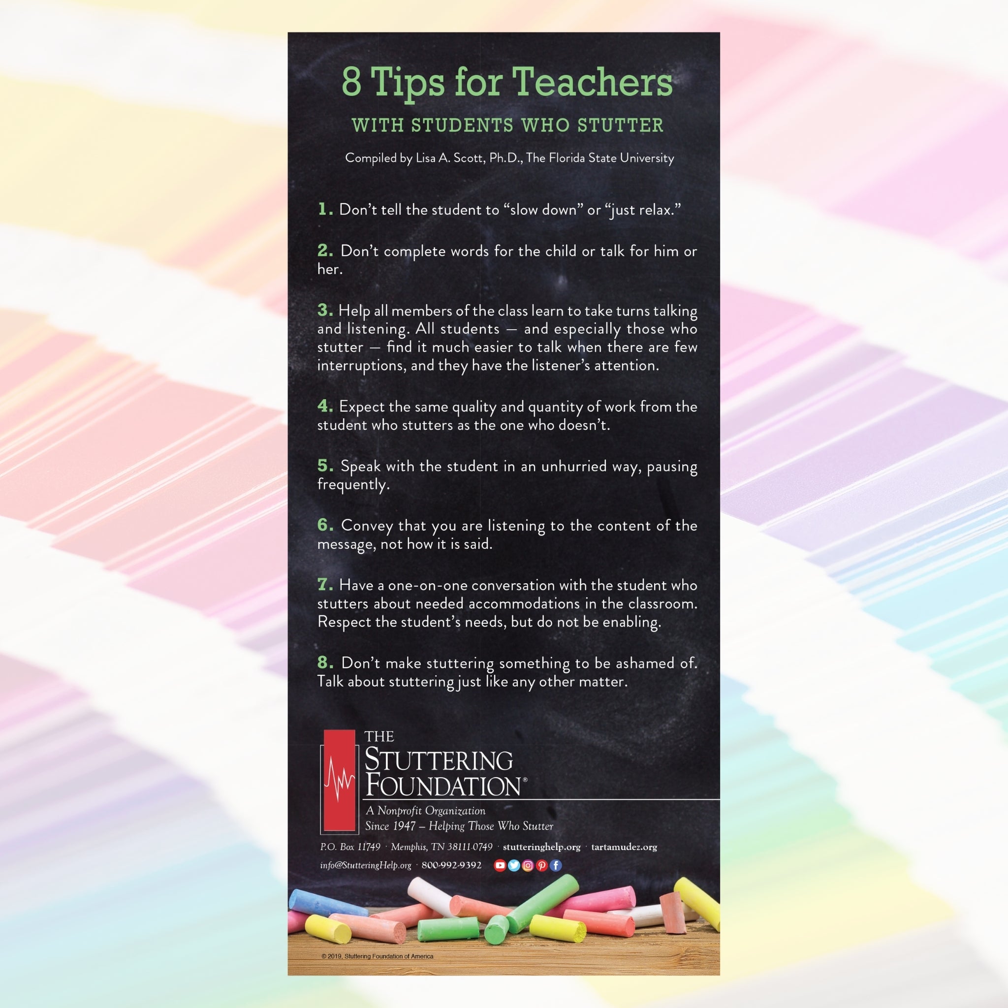 8 Tips for Teachers!