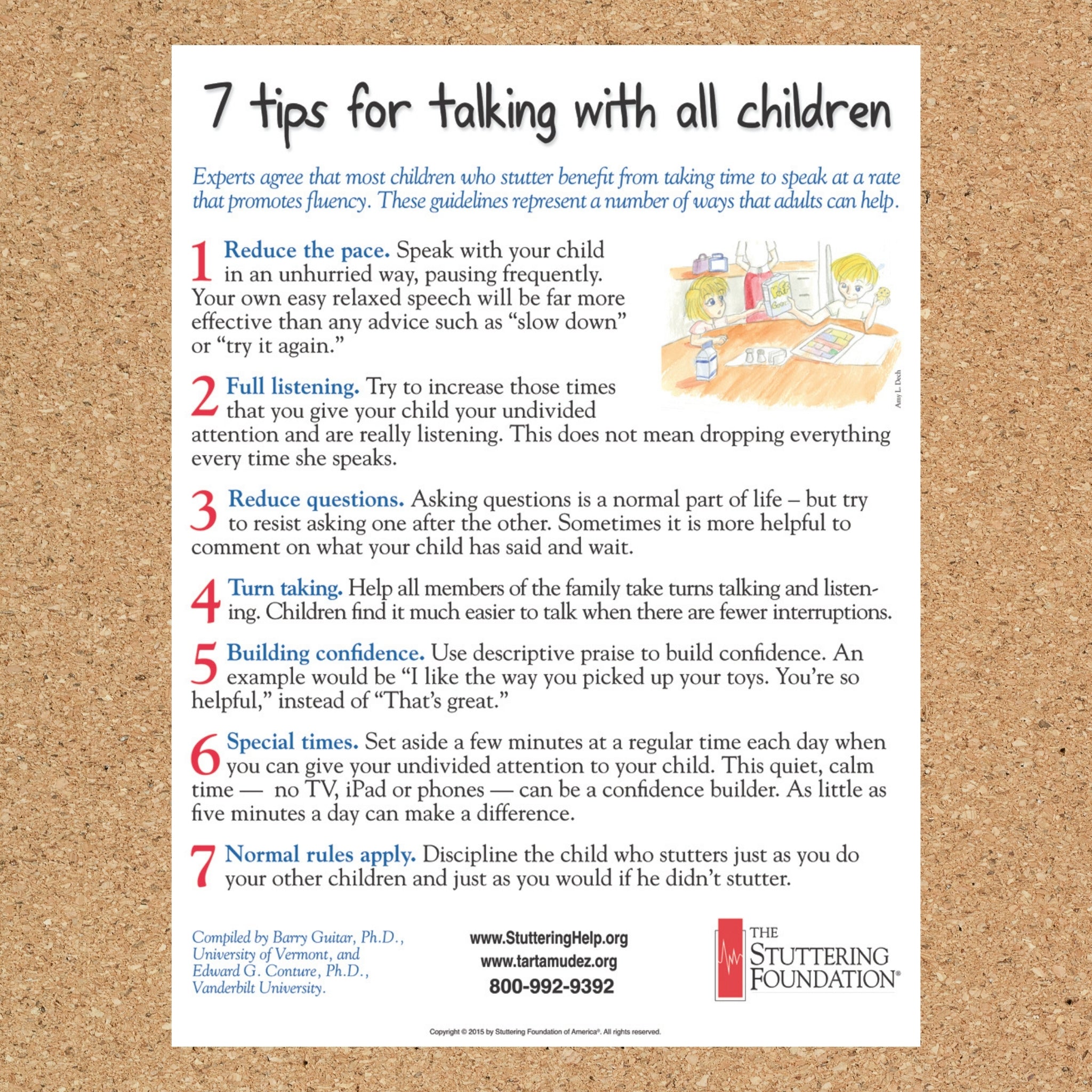 7 Tips for Parents - Poster
