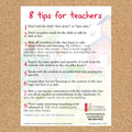 8 Tips for Teachers Poster