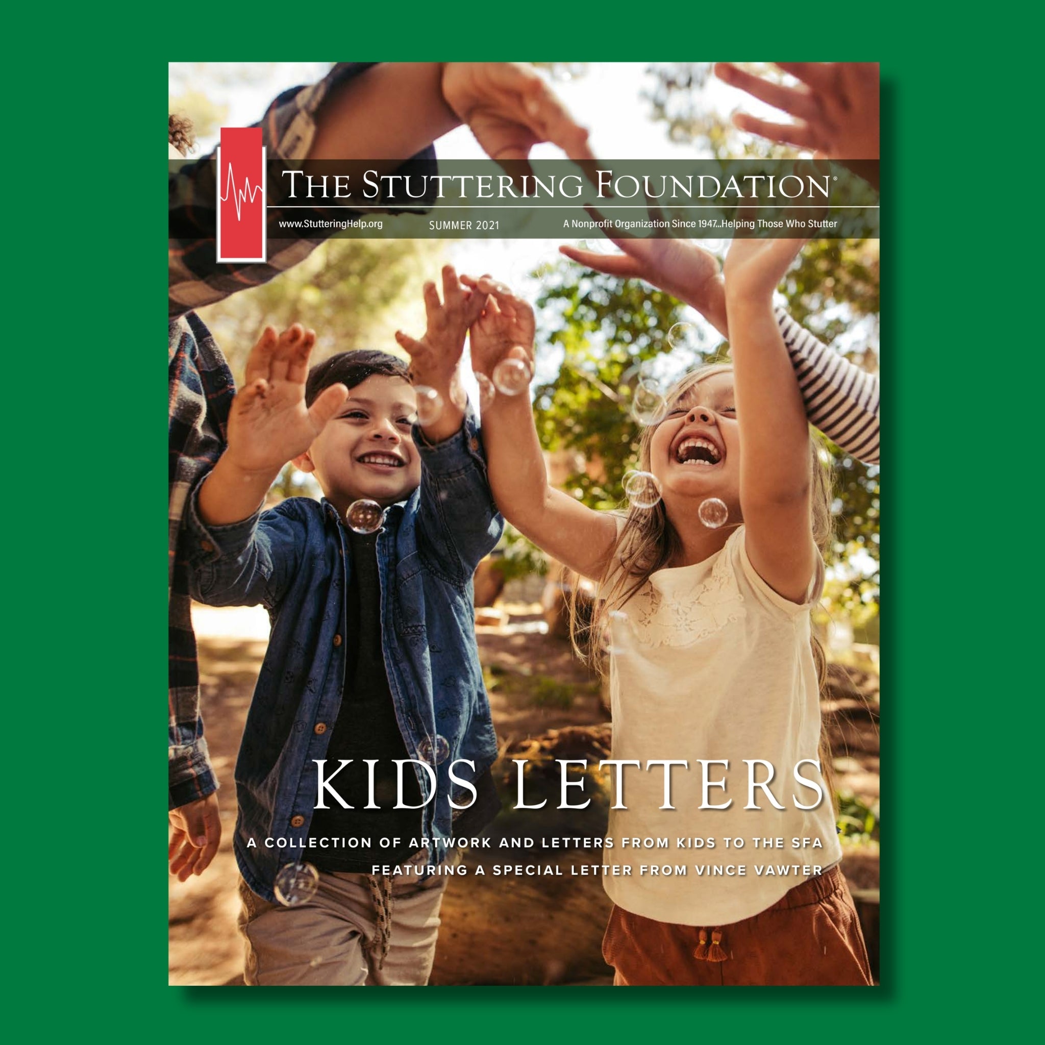 Stuttering Foundation Magazine, Special Kids' Edition 2021$1 each or 20 for $15