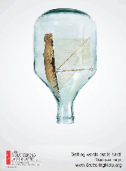 Message in a Bottle Awareness Poster