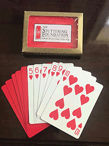 Stuttering Foundation Playing Cards
