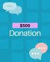 $500 Donation